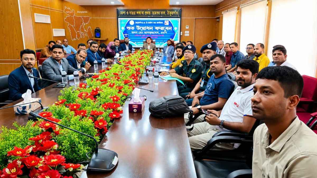 জামিনের পর দ্রুত কারামুক্তি, ঠাকুরগাঁওয়ে চালু হলো ই-বেইল বন্ড